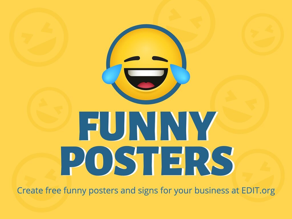 Funny posters and signs for your business