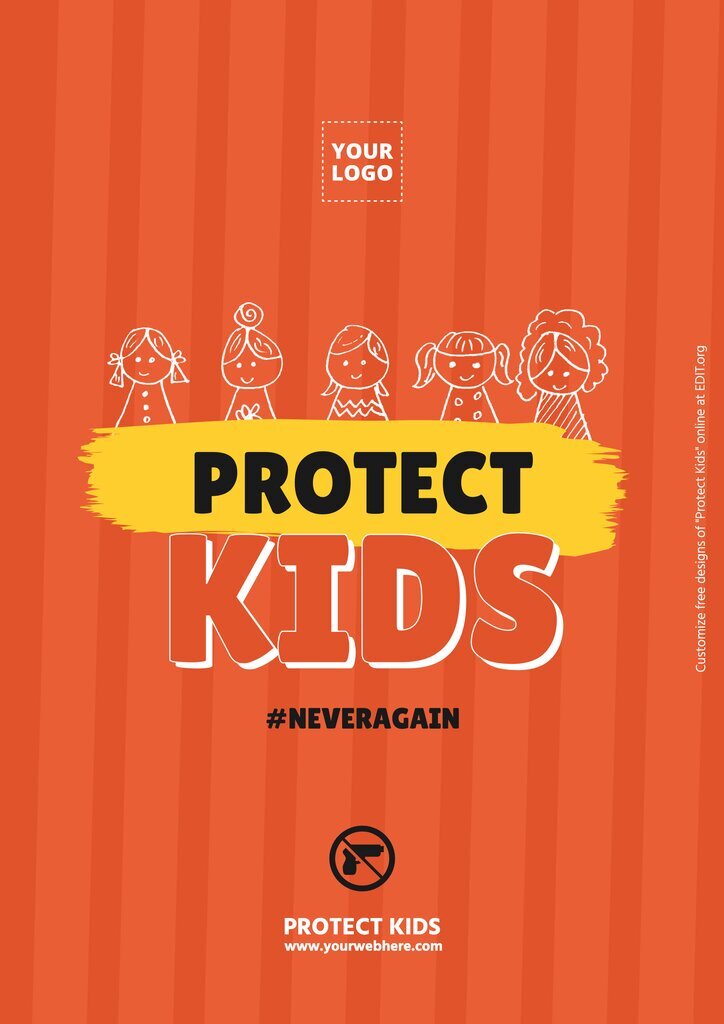 Customizable poster of Protect Kids