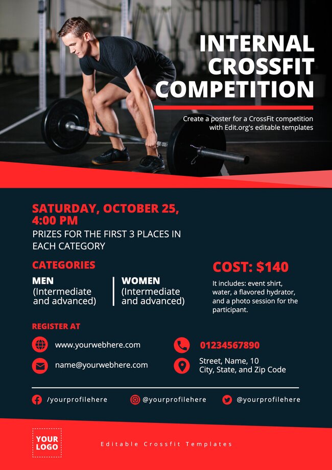 CrossFit Posters and Banners to Customize
