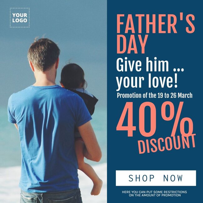 The best Father's Day promotion templates