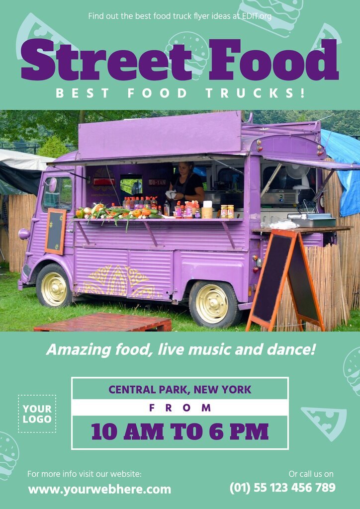 Free flyer for foodtrucks to print