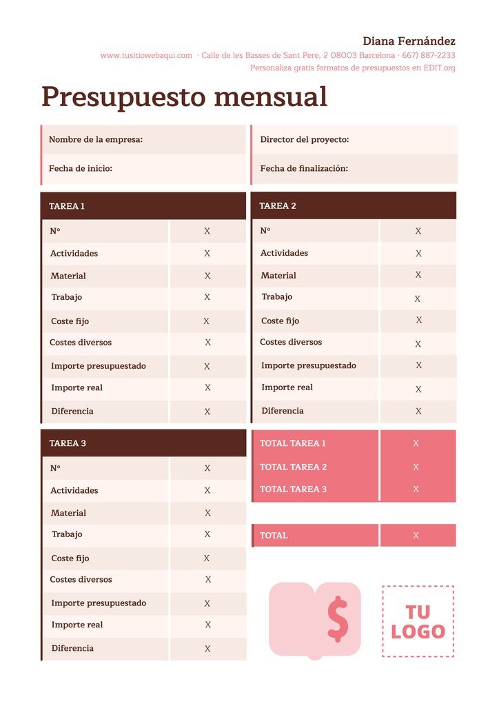 Plantilla Para Presupuesto En Excel Ingreso Pasivo Plantillas De Porn Porn Sex Picture 