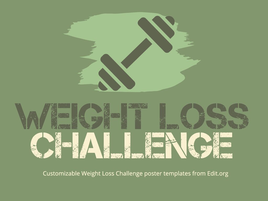 Weight Loss Challenge Flyer Templates