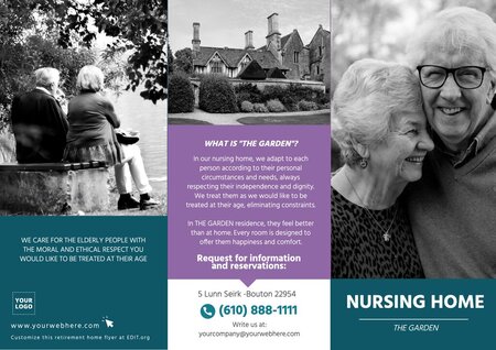 Create Senior Care And Nursing Home Flyers Using Free Templates