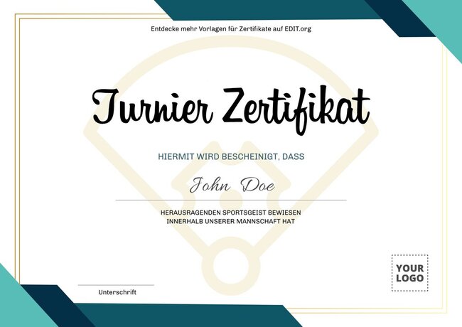 Kostenlose Vorlagen für Sporturkunden