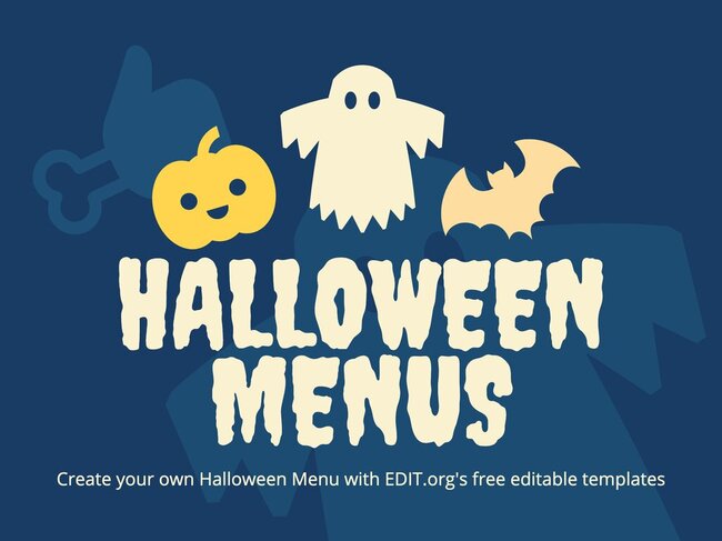 Design A Halloween themed Dinner Menu For Free design-a-halloween-themed-dinner-menu-for-free