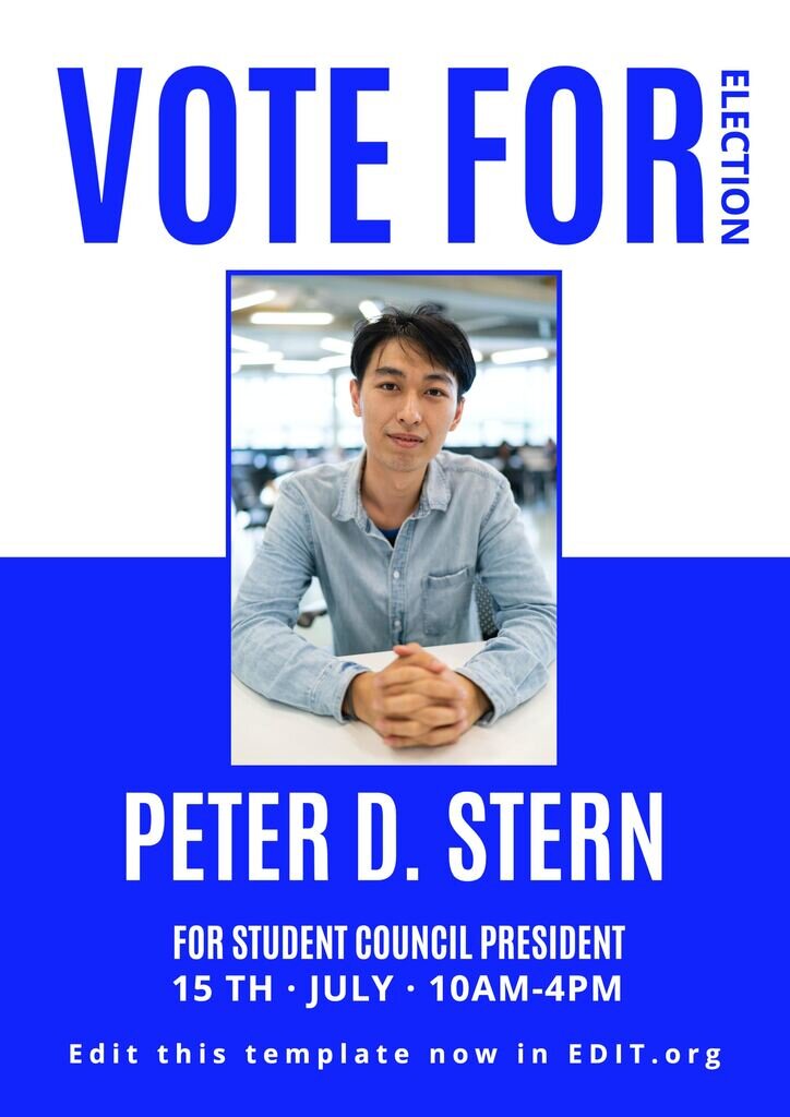 school election poster design