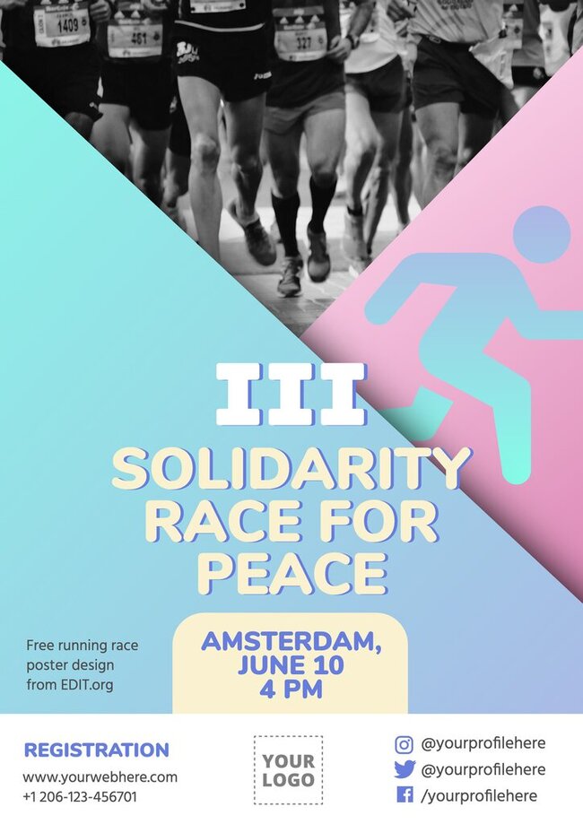 Running Race Flyer Designs