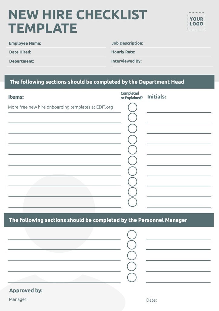 New Employee Onboarding Template Word 1665