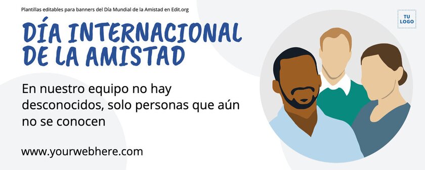 Plantillas editables del Día de la Amistad para trabajadores