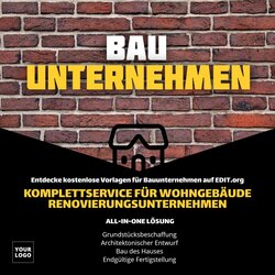 Kostenlose Plakat- Und Banner-Vorlagen Für Bauunternehmen