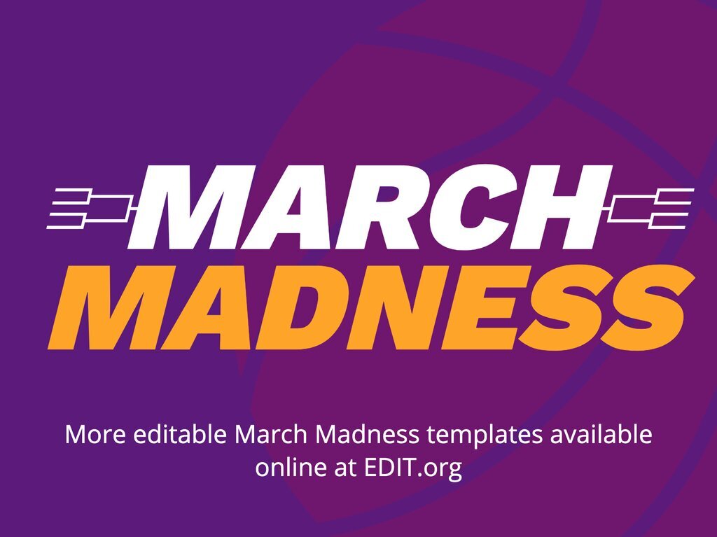 Ontwerpen Van De March Madness Bracket En Poster