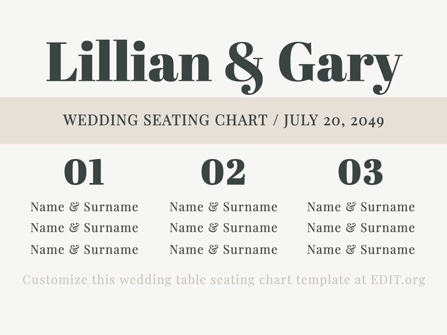 Free online custom seating charts editor