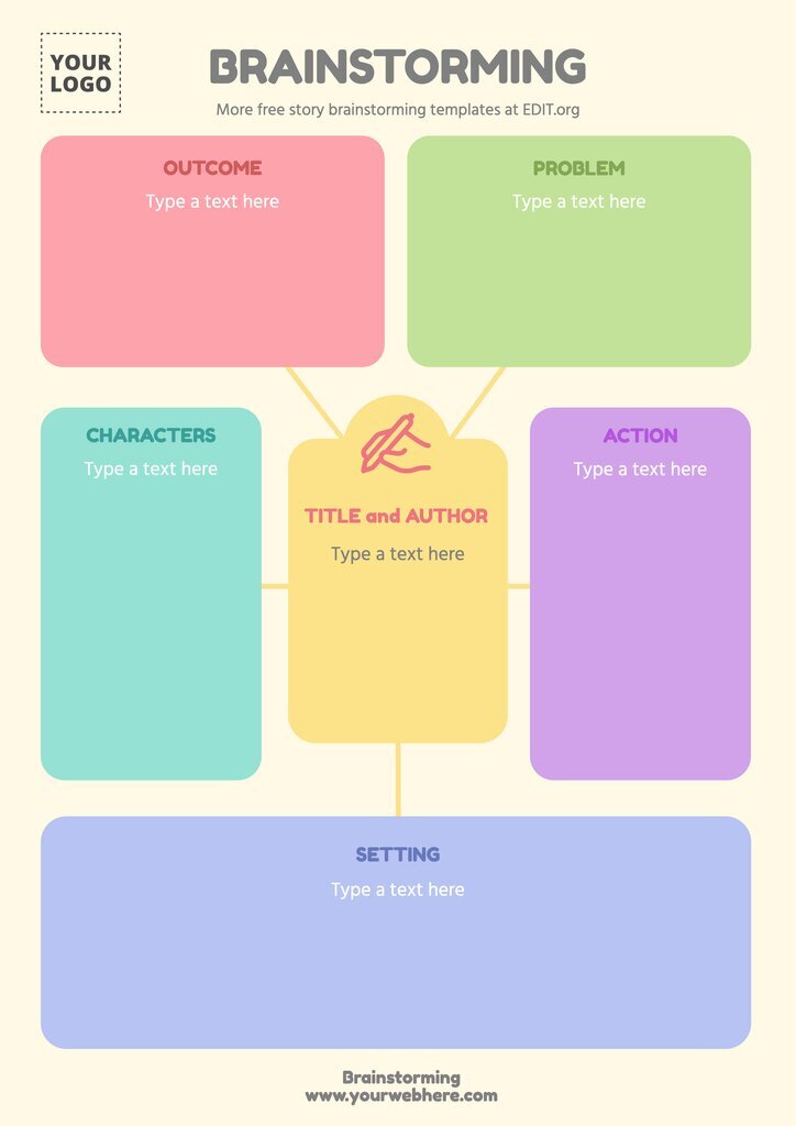 brainstorm diagram template