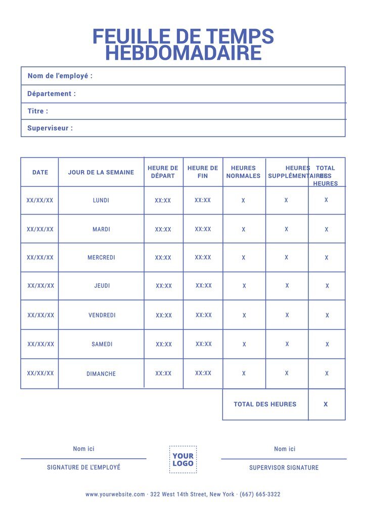 Feuille De Pr sence Chantier Mod le De Feuille De Pointage Chantier Feuille De Pr sence Chantier Mod le De Feuille De Pointage Chantier