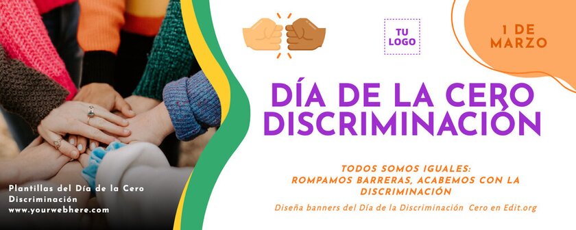 Plantilla del Día Internacional de la Eliminación Discriminación Racial para escuelas