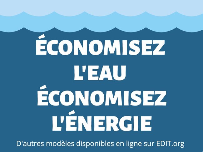 Personnaliser Une Affiche Sur La Conservation De L eau personnaliser-une-affiche-sur-la-conservation-de-l-eau