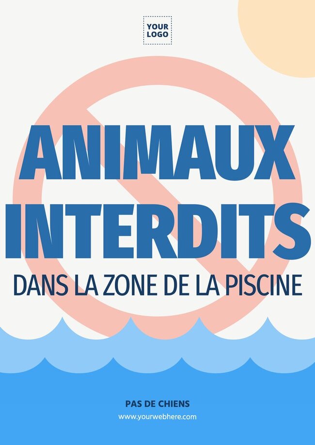 Modifier les panneaux des règles et règlements de piscine — free download
