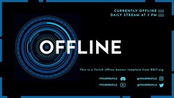 Free stream banner templates to edit online