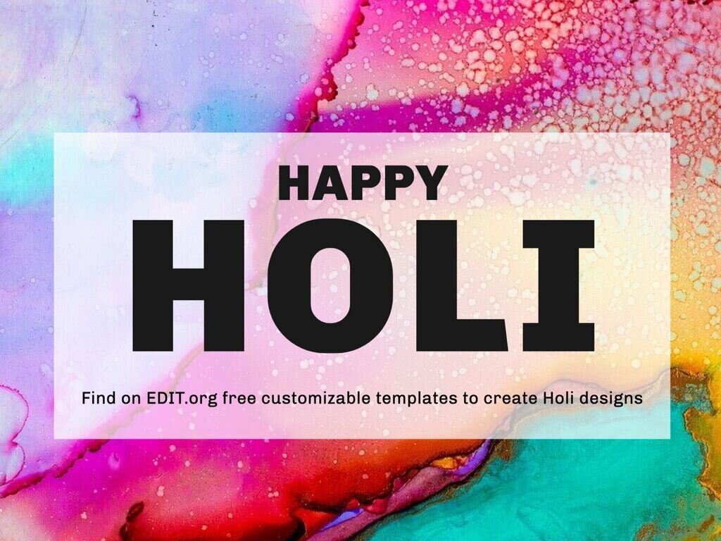 Promotional Templates for Holi Promotional Templates for Holi
