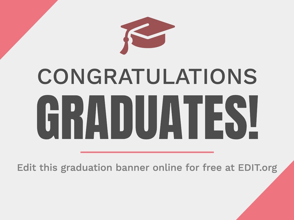 free customizable graduation poster templates