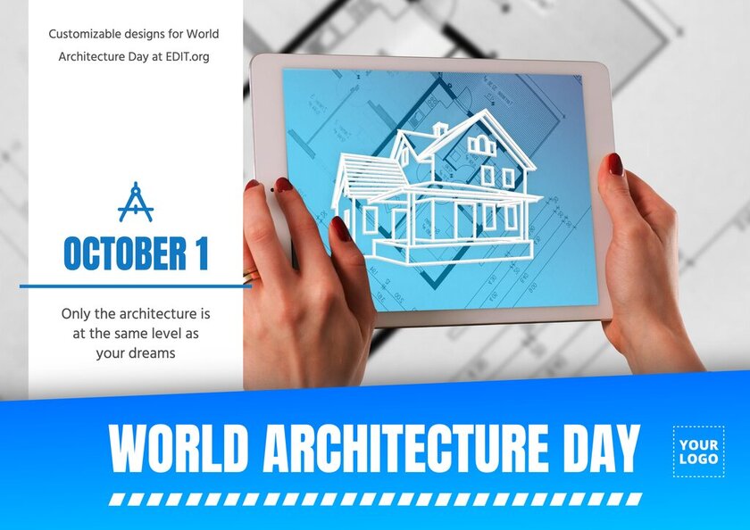 Modelli editabili per la Giornata mondiale dell'architetto