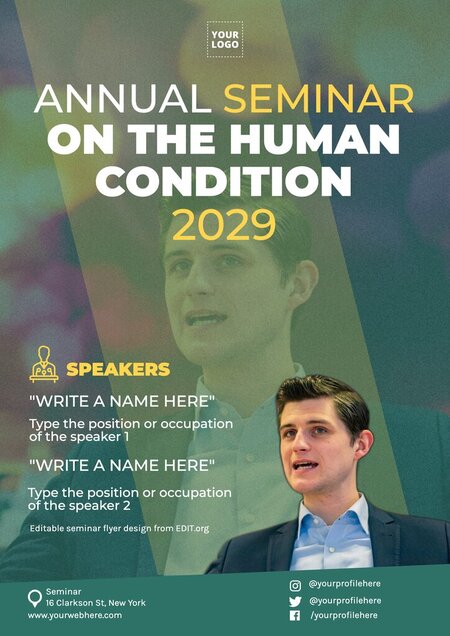Free Seminar Flyer Templates to Customize