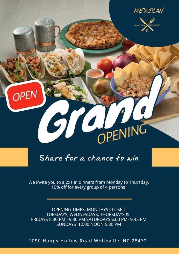 Online Designs To Promote The Grand Opening Of A Business