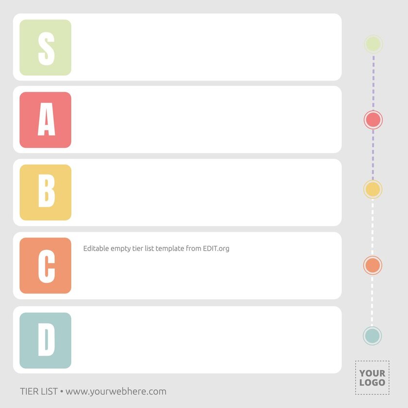 Tier list template
