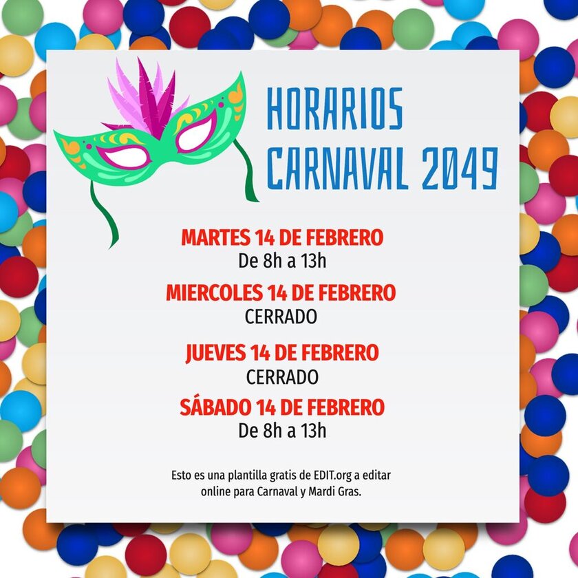 Convite online carnaval editar grátis