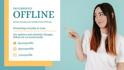 Twitch offline free banner to customize online