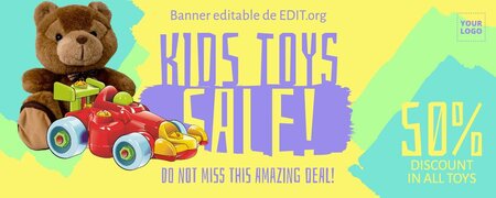 Editable Toy Store Flyer and Catalog Templates