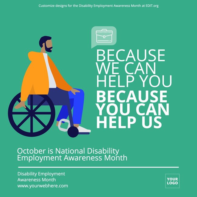 Disability Employment Awareness Month Templates