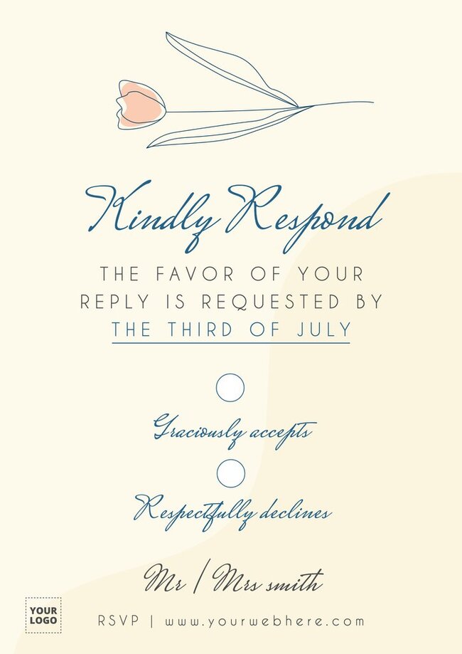 Make free custom rsvp cards online
