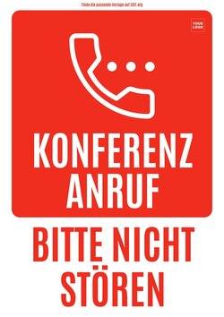 Schild Bitte Nicht Stren Ausdrucken