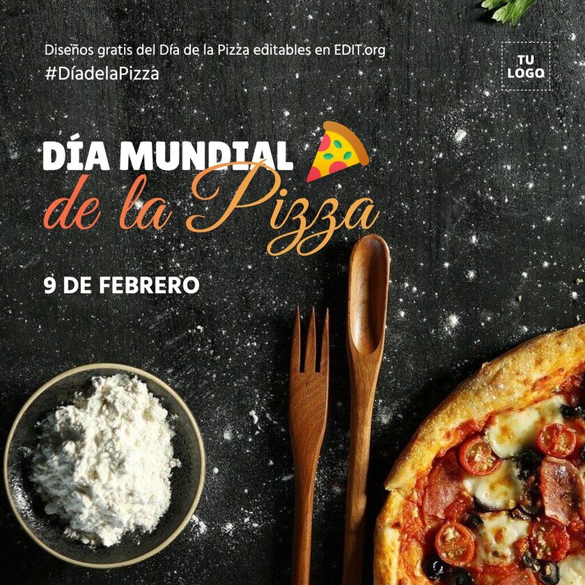 Convite online de pizzaria edite grátis