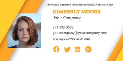 Corporate email signatures for business