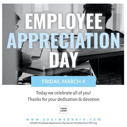 Create online an Employee Appreciation Day card