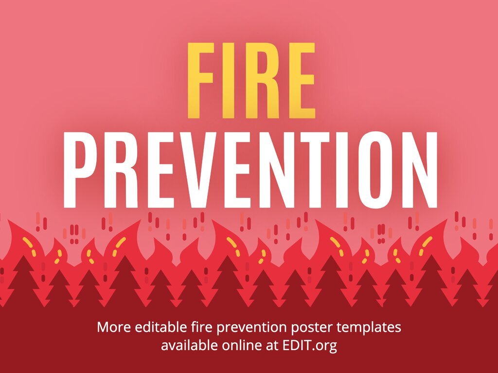 fire safety posters printable