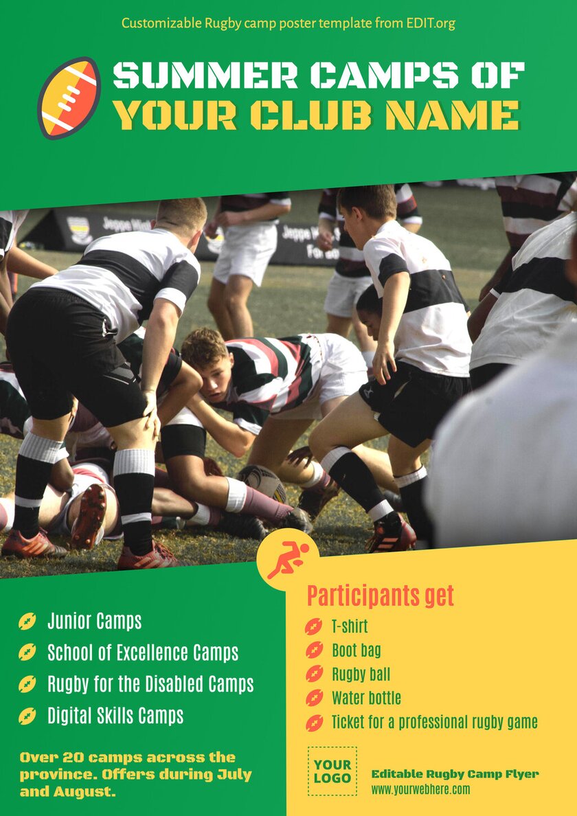 Customizable rugby team announcement template free