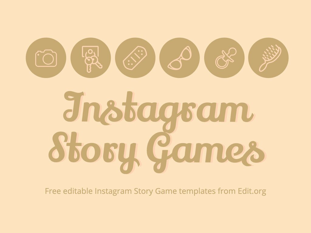 Instagram Story Game Templates
