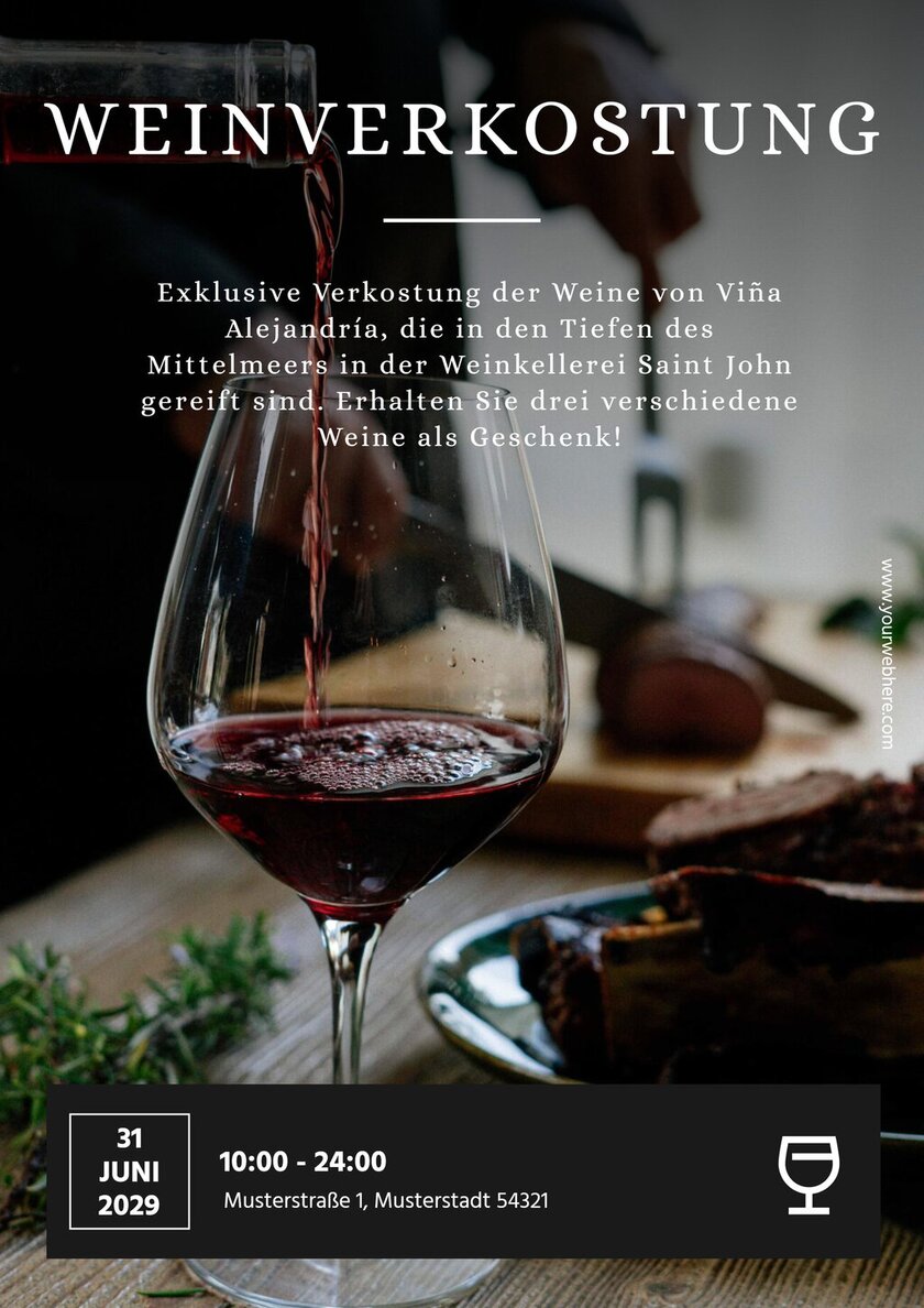 Wein kostenlose Einladungsvorlagen und Weinparty-Einladungsvorlagen