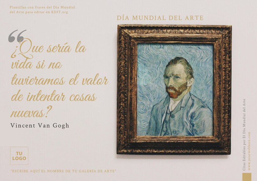 Diseños del Día del Arte 15 de abril