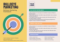 Free Traction Bullseye Framework Templates