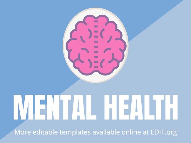 Customize printable mental health awareness posters online