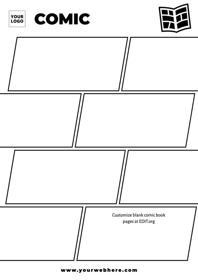 Free comic book templates