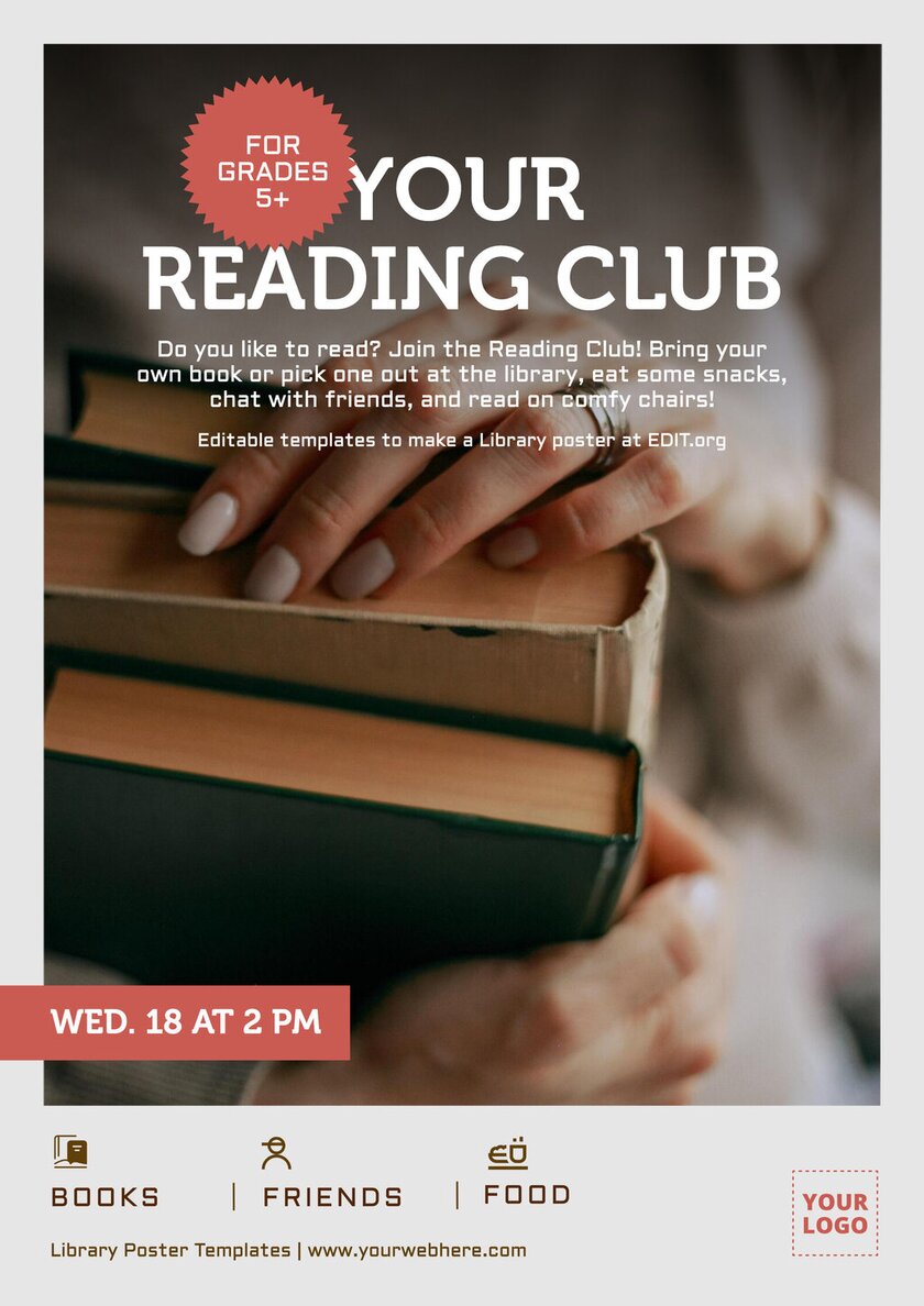 Library Poster Templates To Customize Online